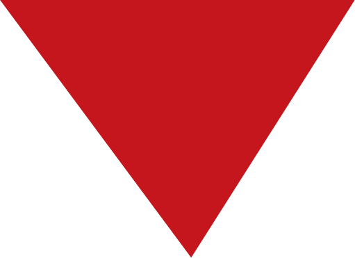 Red triangle homepage banner